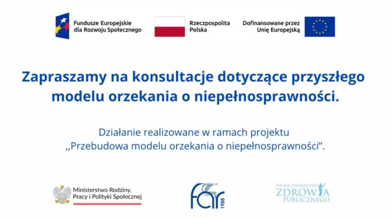 Rozpoczynamy konsultacje społeczne modelu orzekania o niepełnosprawności